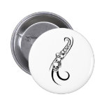 cutsey skull swirl button