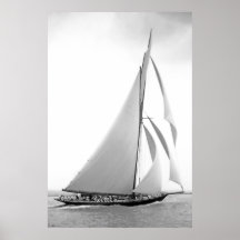 Cutter Yacht Britannia Posters