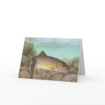 Cutthroat Trout Logo Card