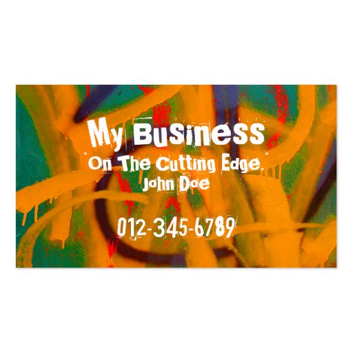 Cutting Edge Business Card