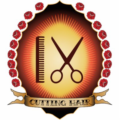 Cutting Hair Mandorla Cut Outs by sciencewillprevail