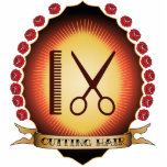 Cutting Hair Mandorla Cut Outs