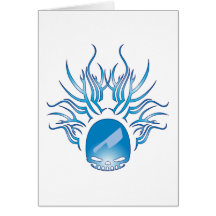 Cutting Meat Skull Cards