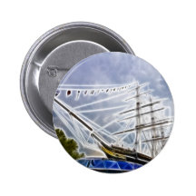 Cutty Sark Greenwich Fractals Pinback Buttons
