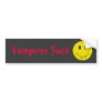 CV- Funny Vampires Suck Bumper Sticker