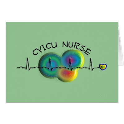 CVICU Nurse Gifts Greeting Cards by ProfessionalDesigns