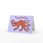 CW- Happy Birthday octopus card