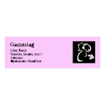 CwG Gamer Card Business Cards