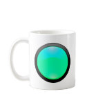 Cyan Glass Mug