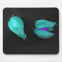 Cyan Physalis Fruit Mousepad