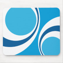 cyan retro mouse mat