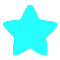 Cyan Sticker