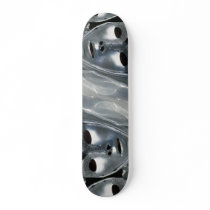 Cyber mask skateboard