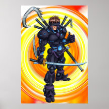 Cyber Ninja Affiches