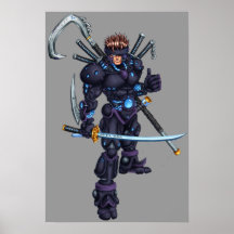 Cyber Ninja Posters