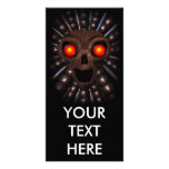Cyber Skull Photo Card photo cards