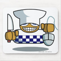 Cybercafe Chef Mousepad