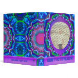 Cyberdelic Kaleidoscope Custom 1" Photo Binder