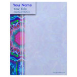 Cyberdelic Kaleidoscope Custom Letterhead