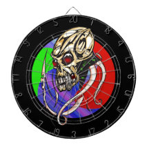 Cyborg Skull Dartboard