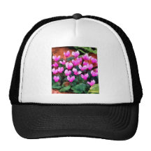 Cyclamen Flowers Trucker Hat