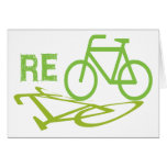 Cycle, Bicycle, Recycle Greeting Cards