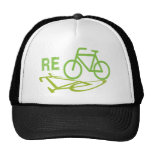 Cycle, Bicycle, Recycle Mesh Hats