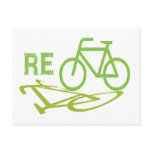 Cycle, Bicycle, Recycle Postcard
