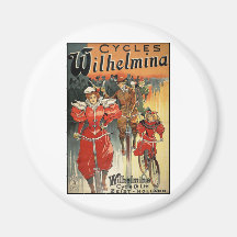 Cycle et Co. Ltd. Zeist-Hollande de Wilhelmina Aimants Pour Réfrigérateur