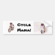 Cycle Mania! Bumper Sticker
