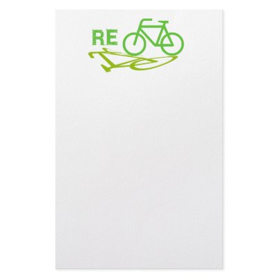 Cycle Recycle Stationery Paper by megnomad