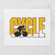 cycle text design flyer design