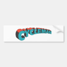 Cycleman bumper sticker
