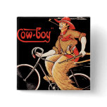 Cycles Tnomed "The Cowboy" Bicycle Button