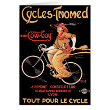 Cycles Tnomed "The Cowboy" Bicycle Card