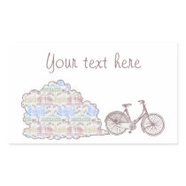 Cycling Aarhus, Rectangular Sticker