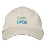 CYCLING BABE cap Embroidered Hats