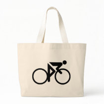 cycling black cylcer canvas bag