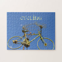 "cycling" by mysteryella jigsaw puzzle