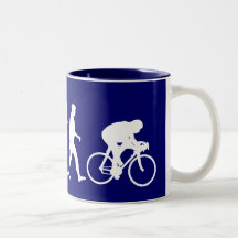 Cycling Cyclists pedal power Racing Bicycle gifts Coffee Mug