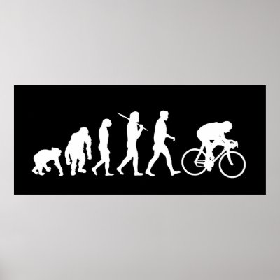 Cycling Cyclists pedal power Racing Bicycle sports Print by Funkart