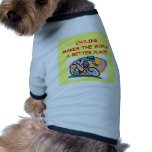 cycling doggie t shirt