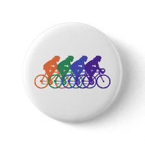 Cycling (female) pinback buttons