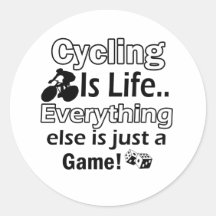 Cycling gift items sticker