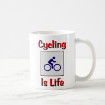 Cycling Is Life Coffee Mugs