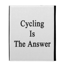 Cycling Is The Answer iPad Case