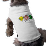 Cycling Jerseys Yellow Green and Red Polka Dot pet clothing