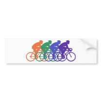 Cycling (male) bumper stickers