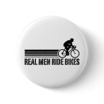 Cycling (male) pinback button