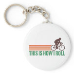 Cycling (male) key chain